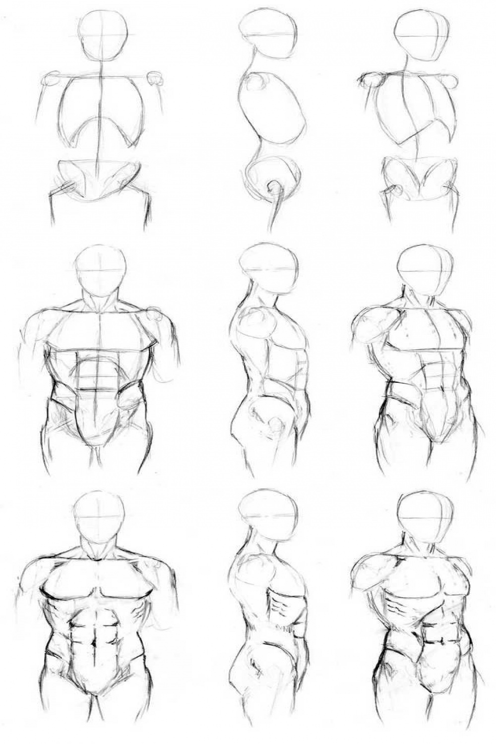 Massive ultimate art reference and tutorial dump!  Body drawing