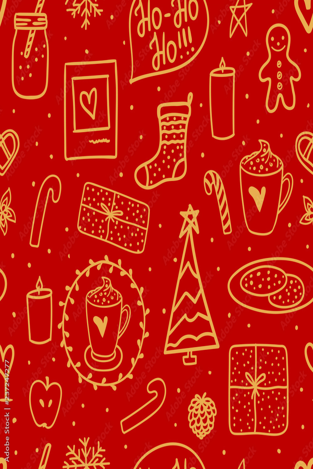 Merry Christmas design wrapping paper