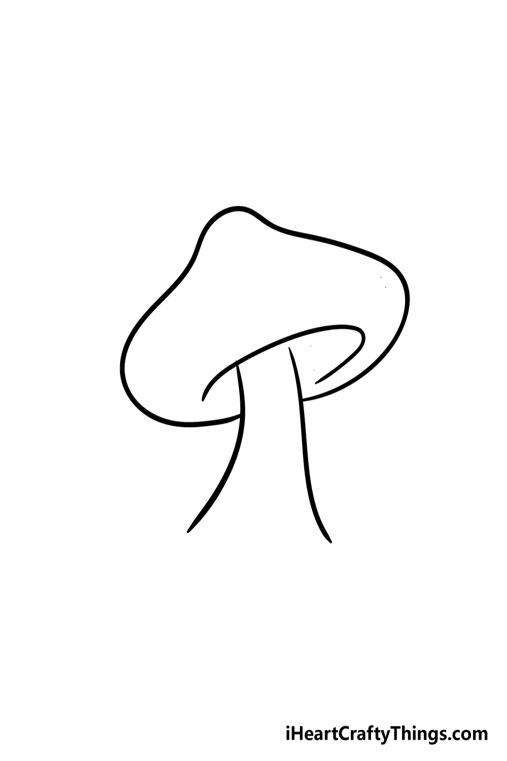 Mushroom Drawing - How To Draw A Mushroom Step By Step