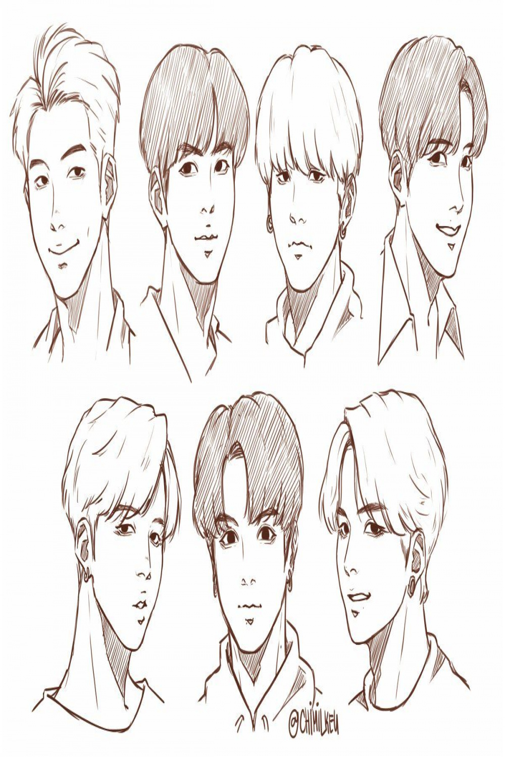 NA RI on Twitter  Bts drawings, Drawings, Kpop drawings