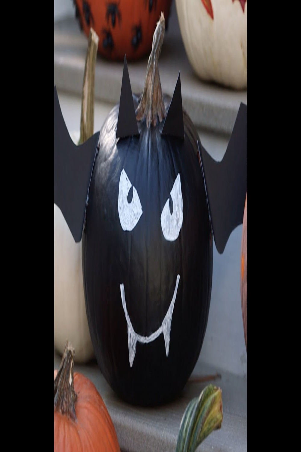 No-Carve Black Bat Pumpkin  Southern Living - YouTube