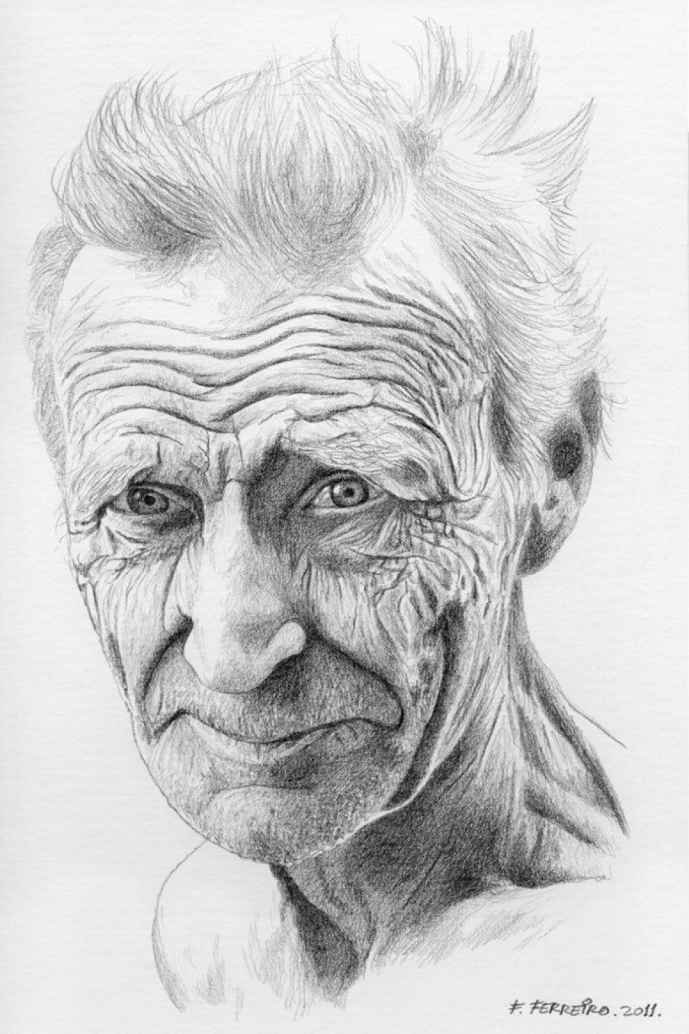 Old man  Portrait drawing, Old man portrait, Portrait art