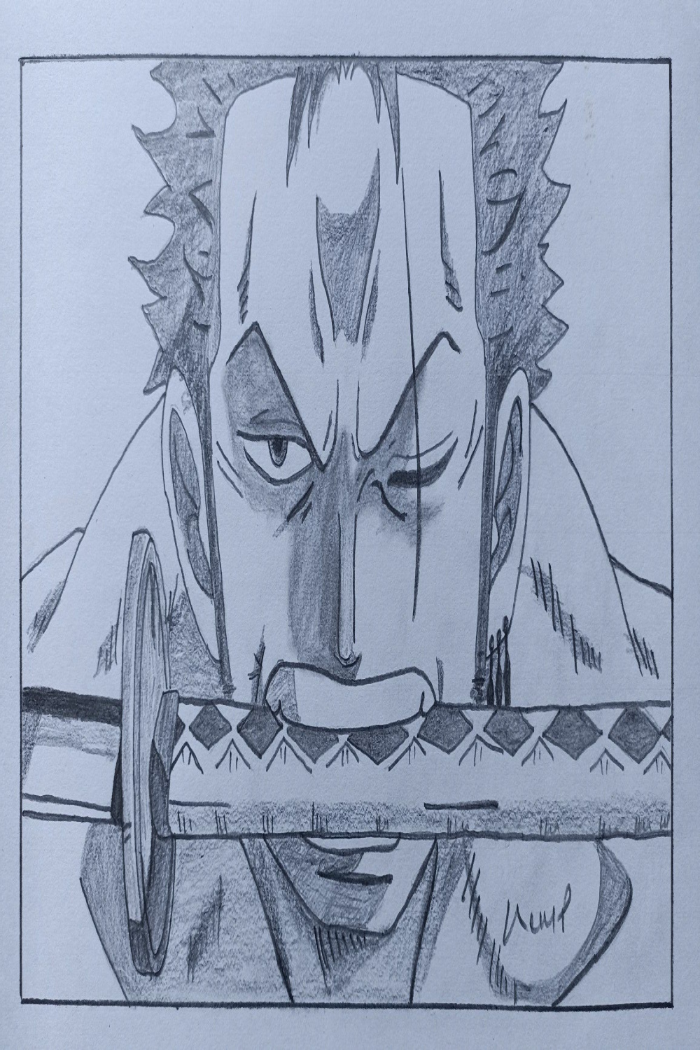 One piece Roronoa Zoro  Anime drawing books, Zoro sketch art