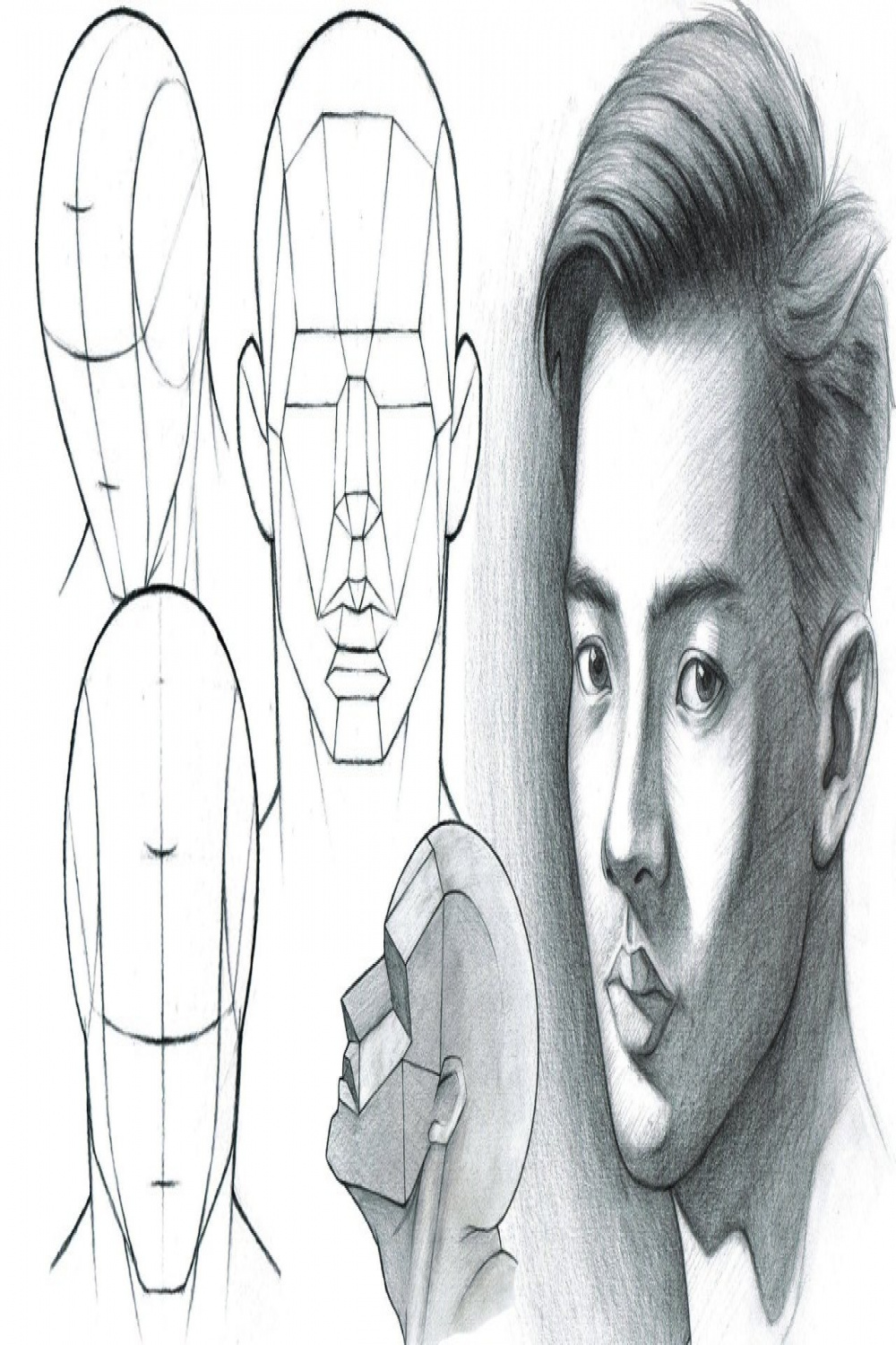 Online Course: Head Drawing Basics / Portrait Drawing