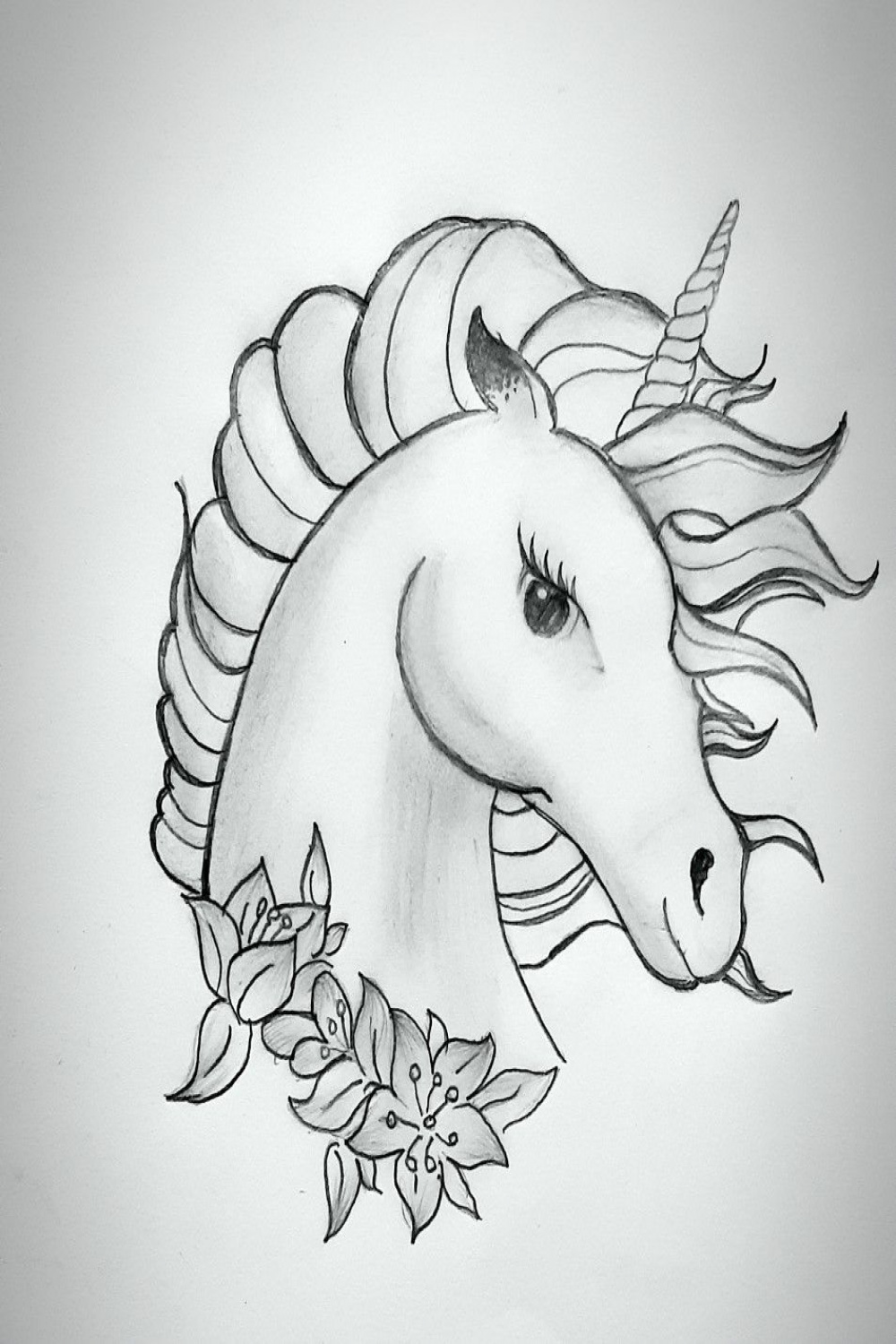 Pencil drawings  Disney drawings sketches, Unicorn tattoos