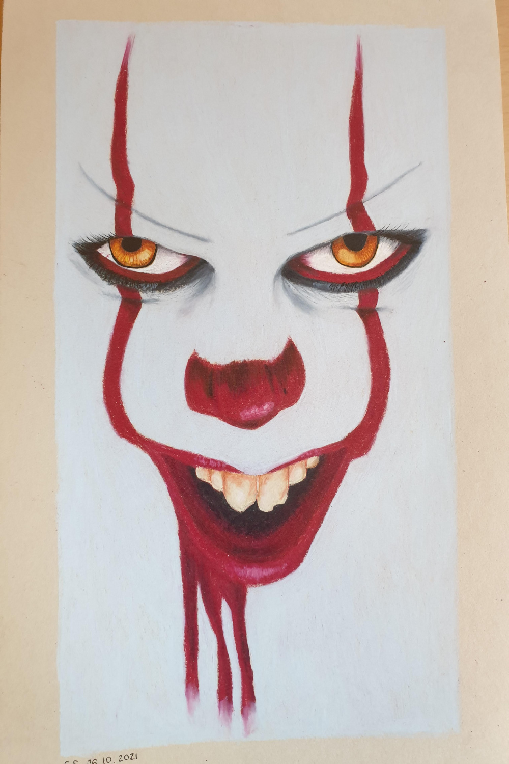 Pennywise drawn by me for the Halloween week! Hope you all like it