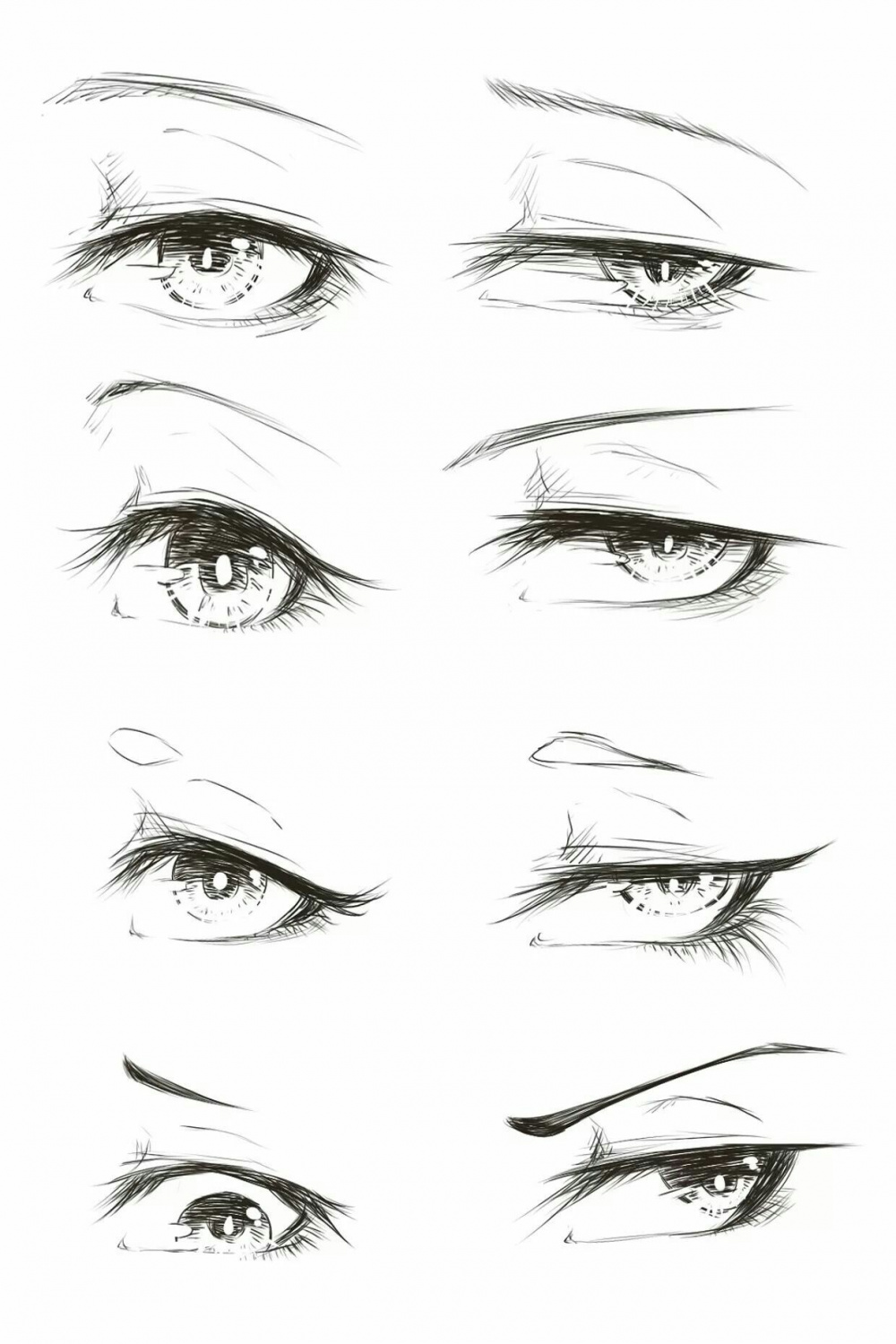 Pin by Cin Syuan on eyes  Eye drawing tutorials, Eye drawing