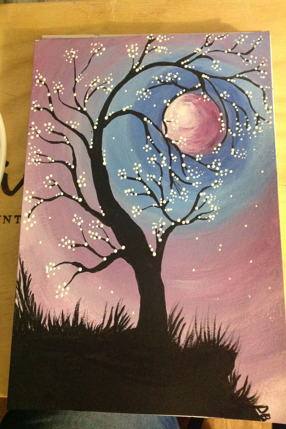 Pin by Danielle Bolduc on My Painting   Diy canvas art