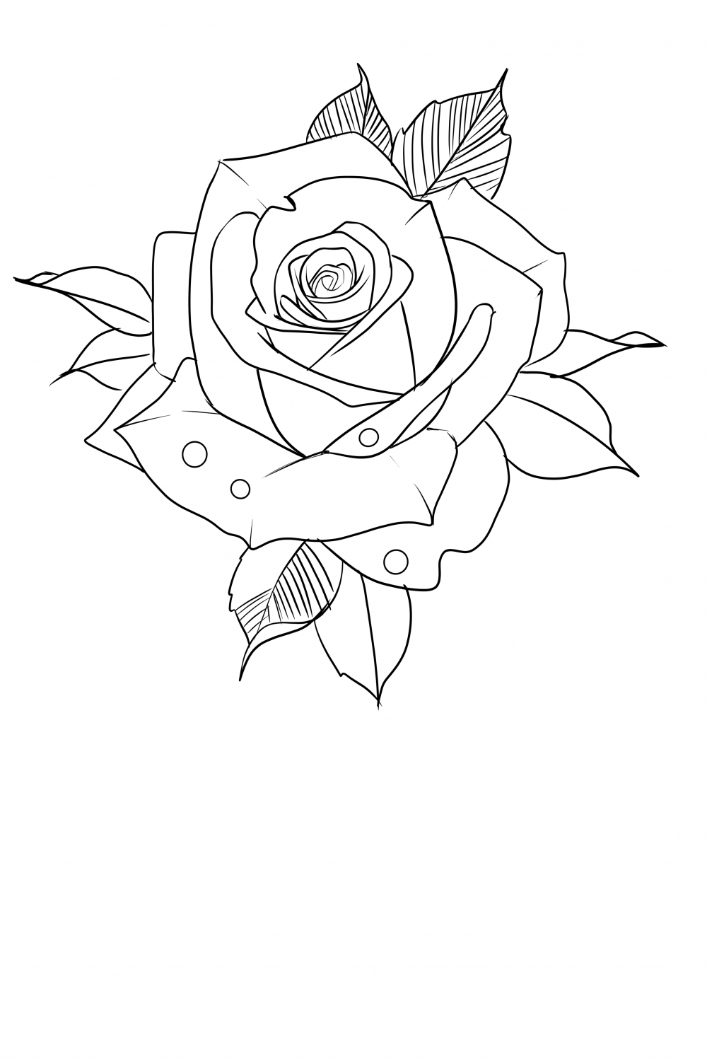 Pin by Kevin Stecher on Bg  Rose stencil, Rose drawing tattoo