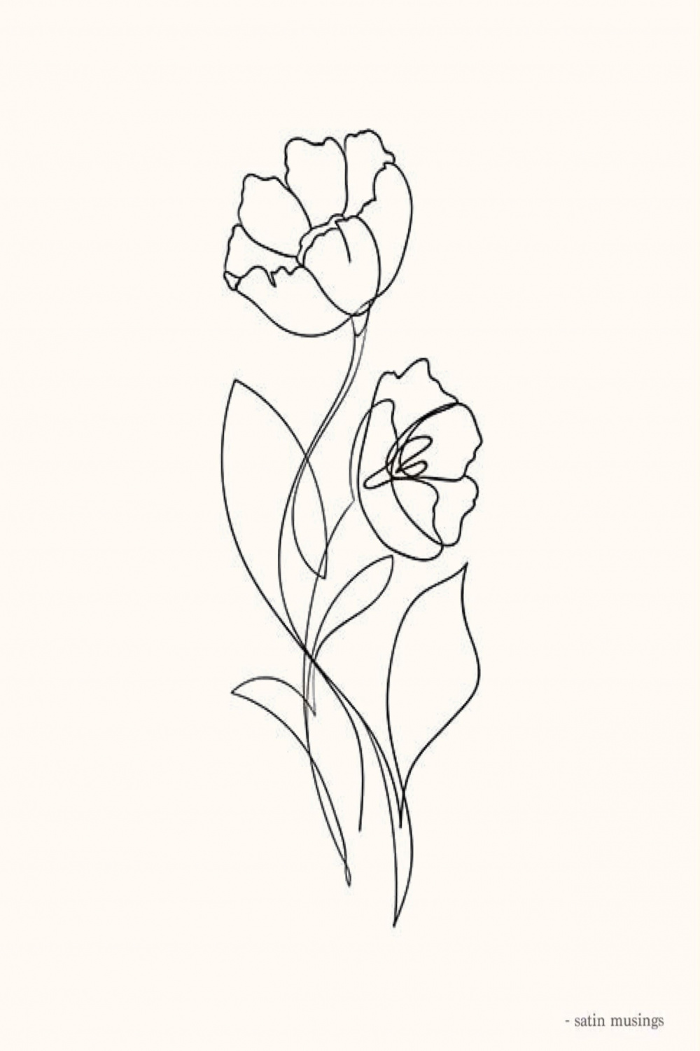 Pin by MAGENTA on flora  Line art flowers, Flower line drawings