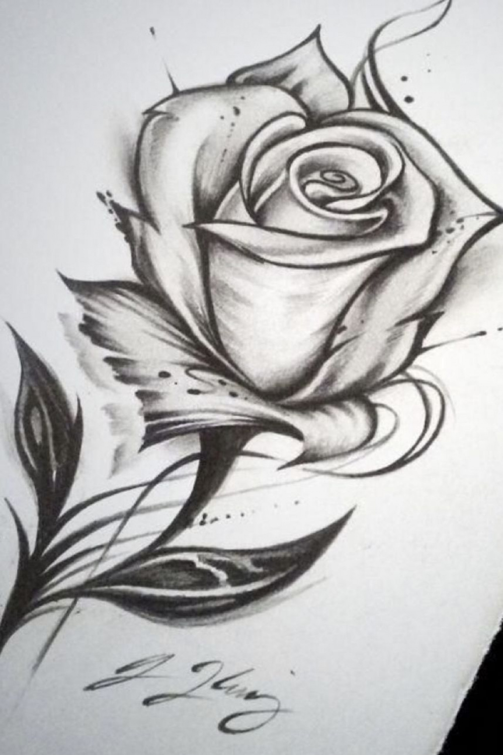 Pin by tattoohouze on INK TO BE  Cool tattoo drawings, Rose