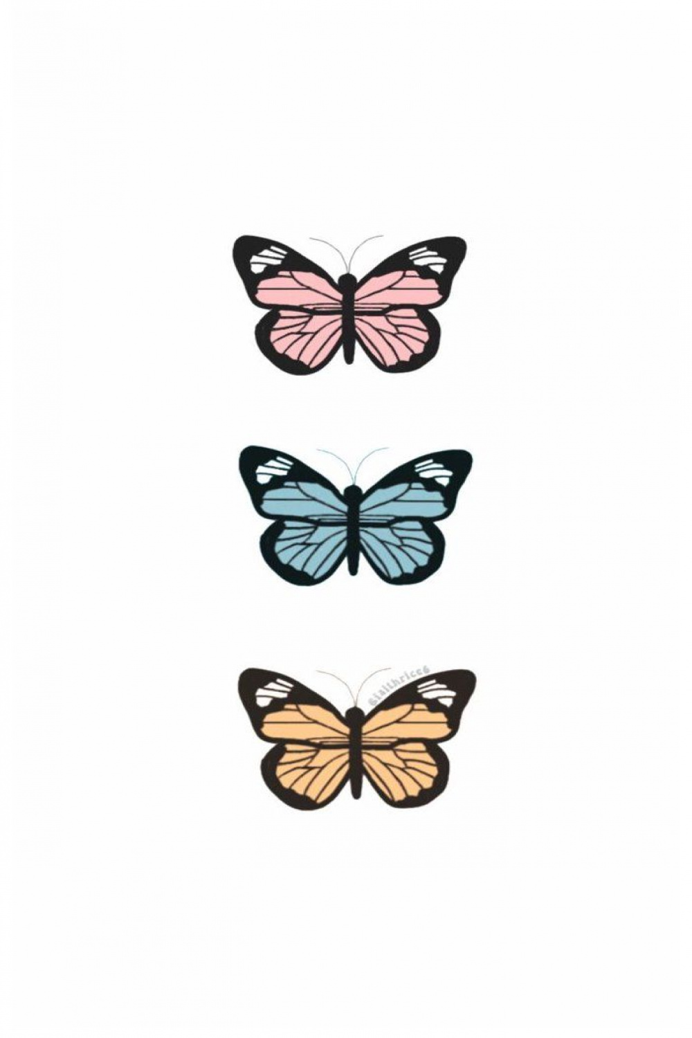 pinterest @faithrice💫 #butterfly #aesthetic #drawing