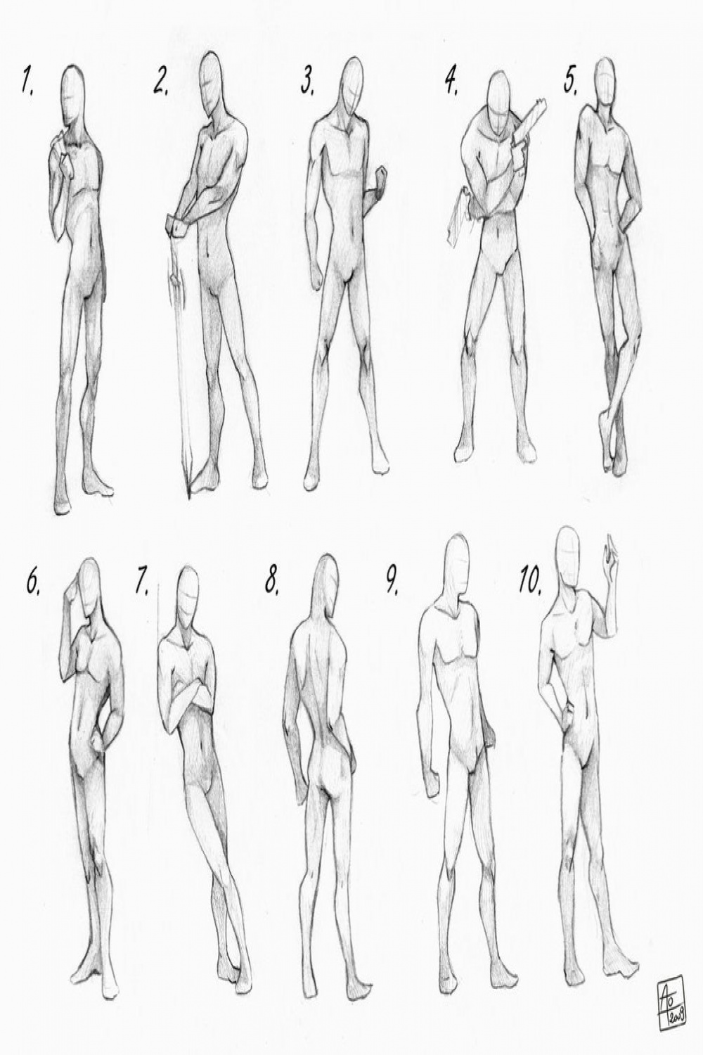 Pose Reference Male by artisticxhelp on DeviantArt