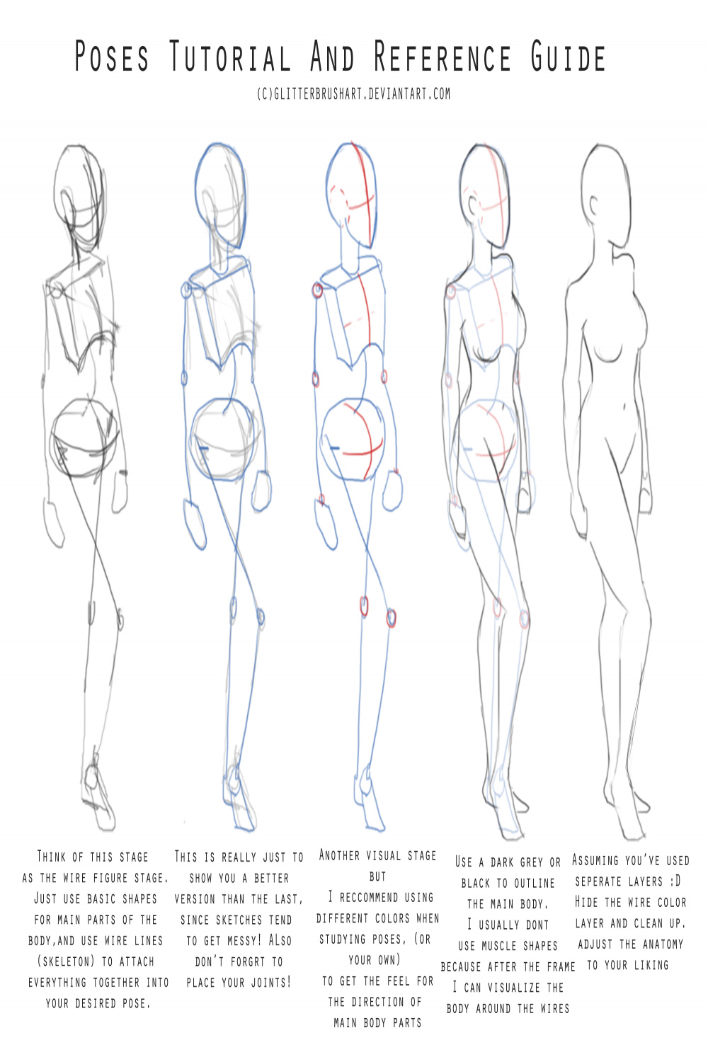 Poses Tutorial by ArtofIndigo on DeviantArt