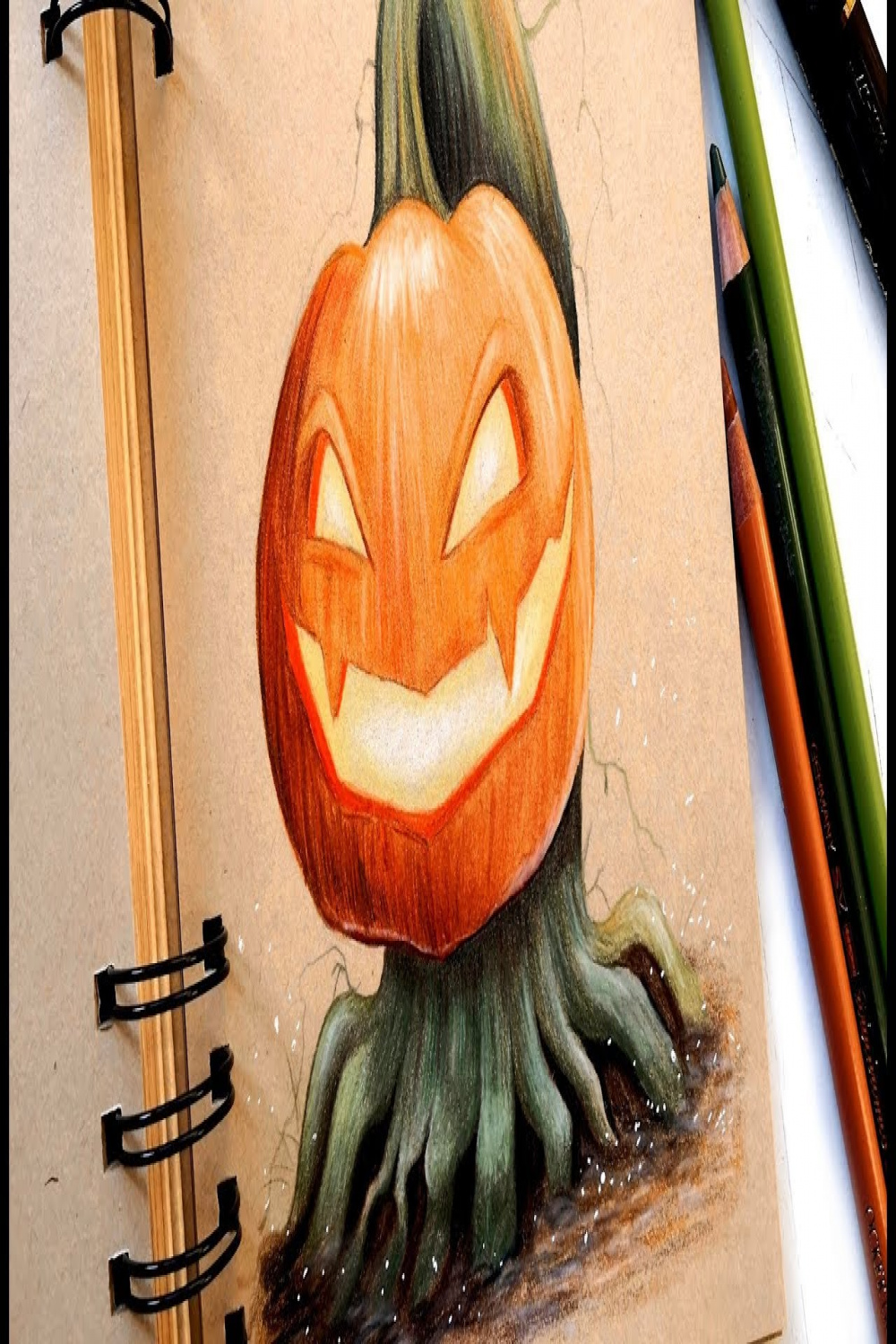 PUMPKIN DRAWING Halloween !