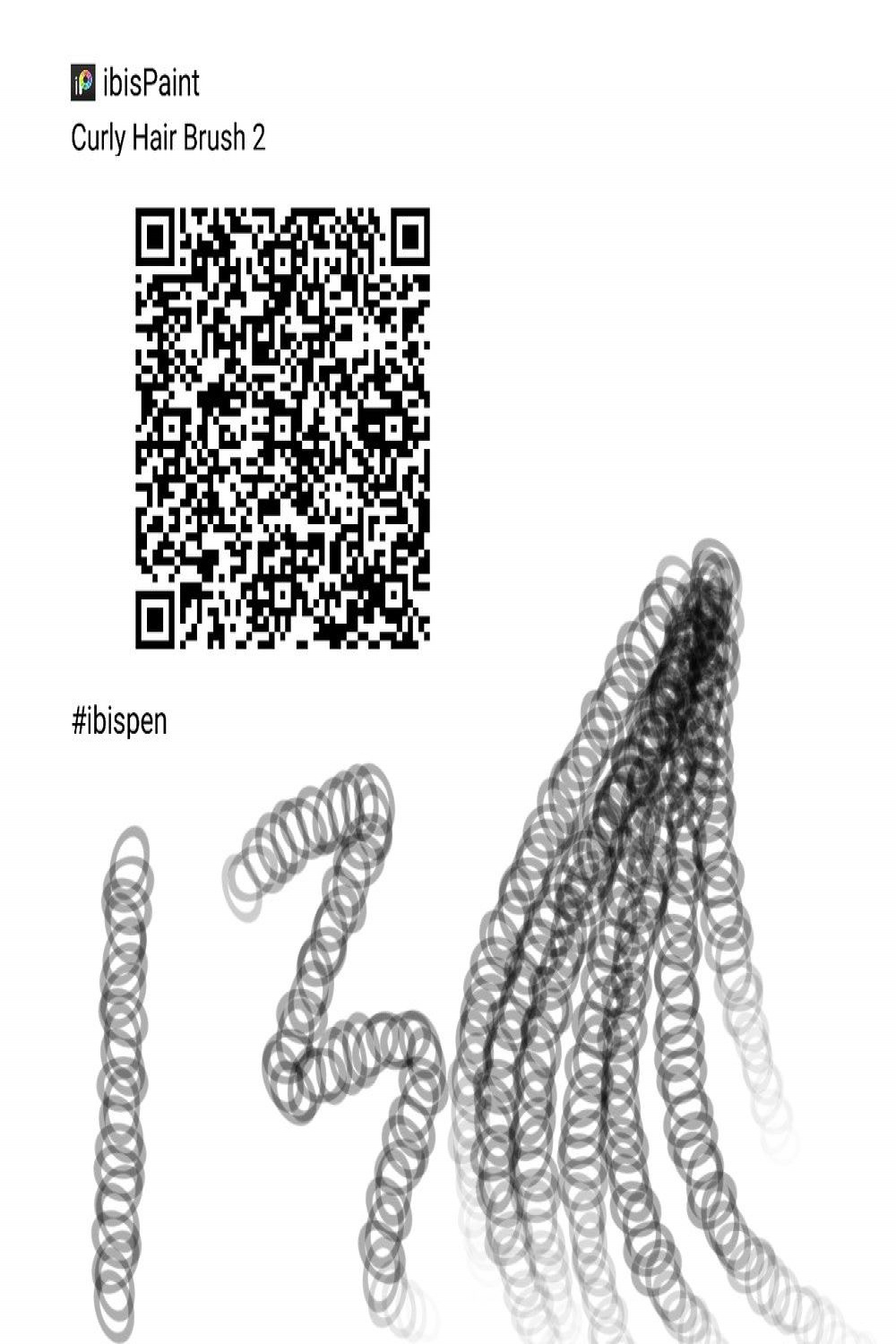 QR Code for curly hair brush  Paint brush art, Custom pens, Paint