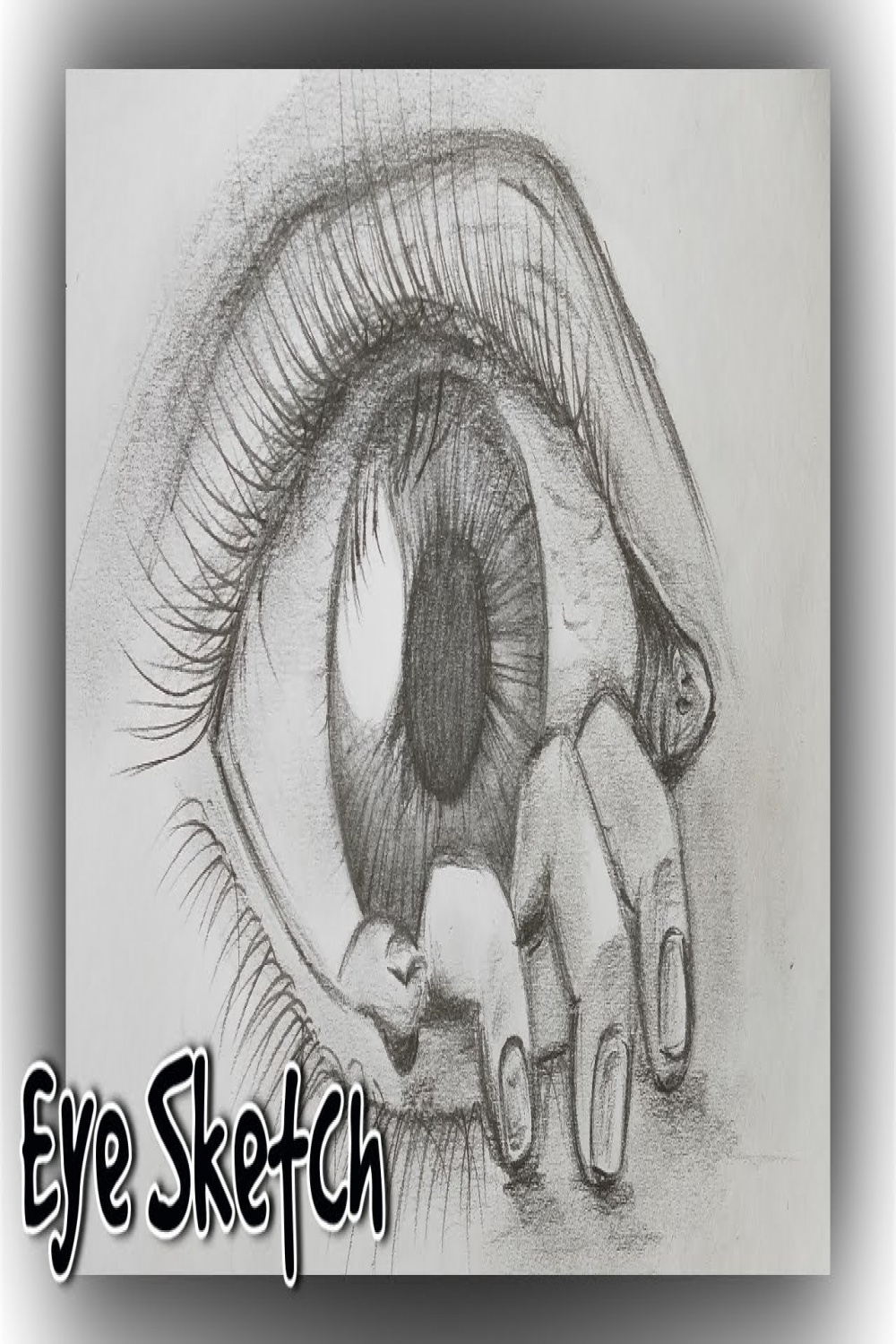 Realistic Eye Sketch - Creative Ideas