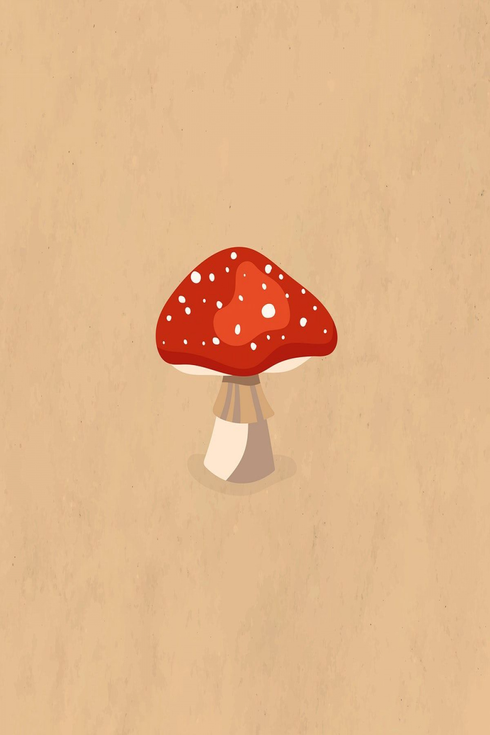 Red mushroom autumn design element vector  premium image by