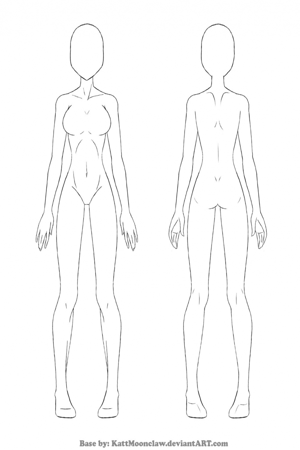 Reference Template  by TheSilvamord on DeviantArt  Fashion
