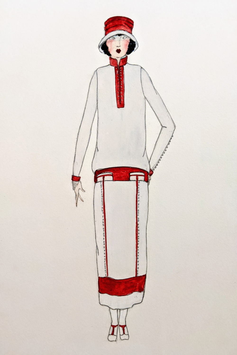 s fashion sketches