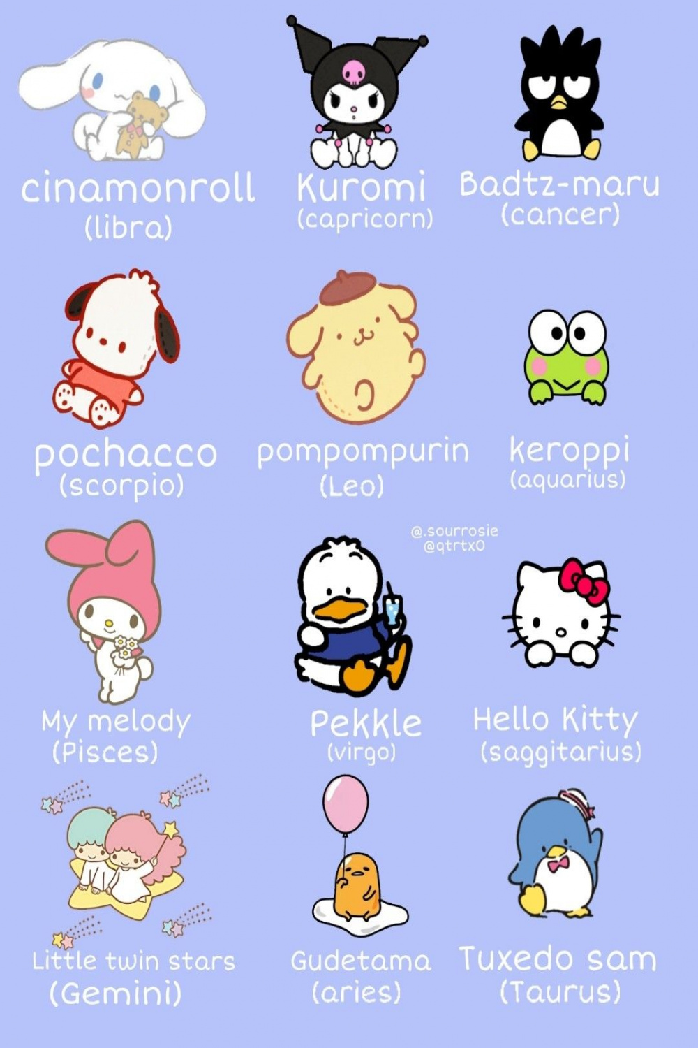 sanrio characters  Hello kitty characters, Hello kitty drawing