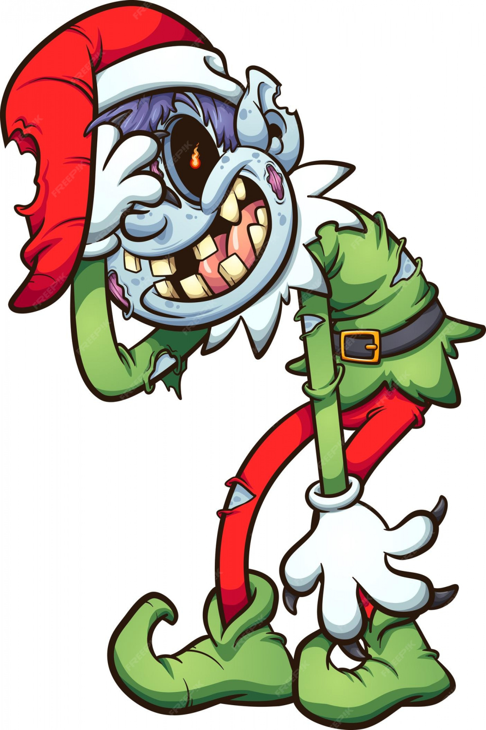 Santa zombie Vectors & Illustrations for Free Download  Freepik