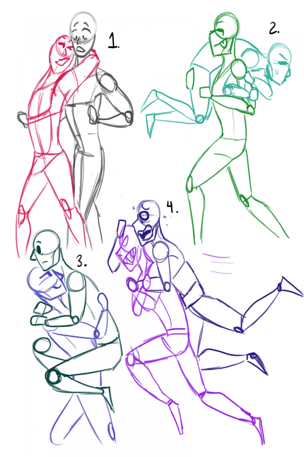 Silly Ych sketch poses(CLOSED) by DrawerMich on DeviantArt