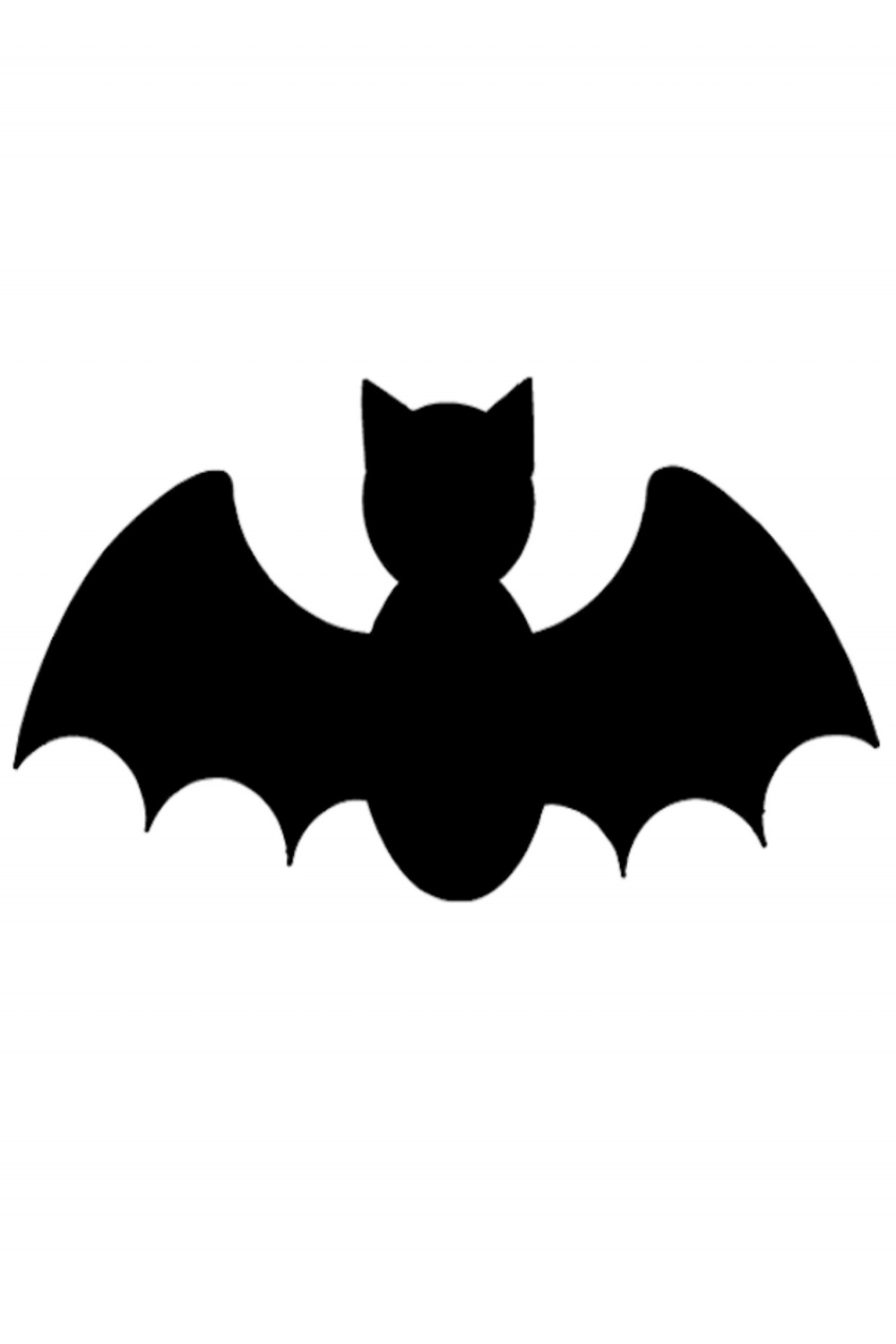 Simple Bat Pumpkin Carving Pattern  Halloween stencils, Pumpkin