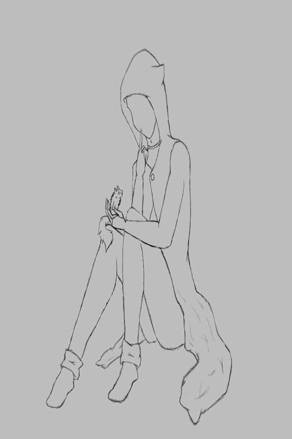 Sitting, Base by Writinie on DeviantArt