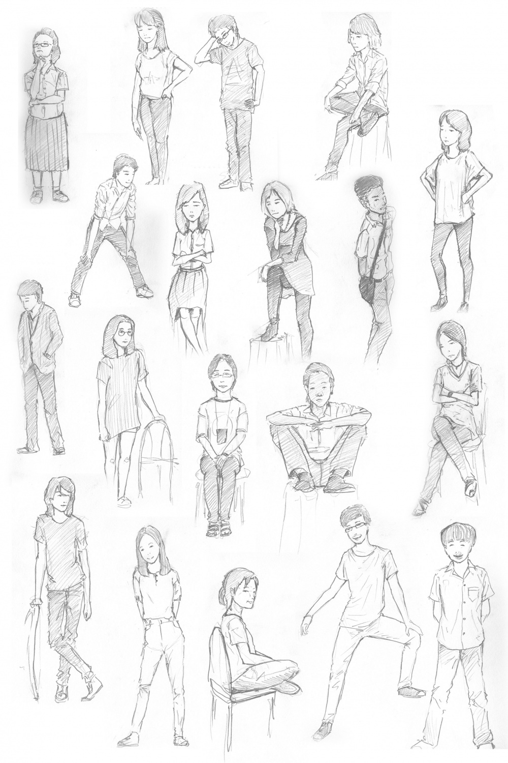 Sketch human figure class  Human figure sketches, Human sketch