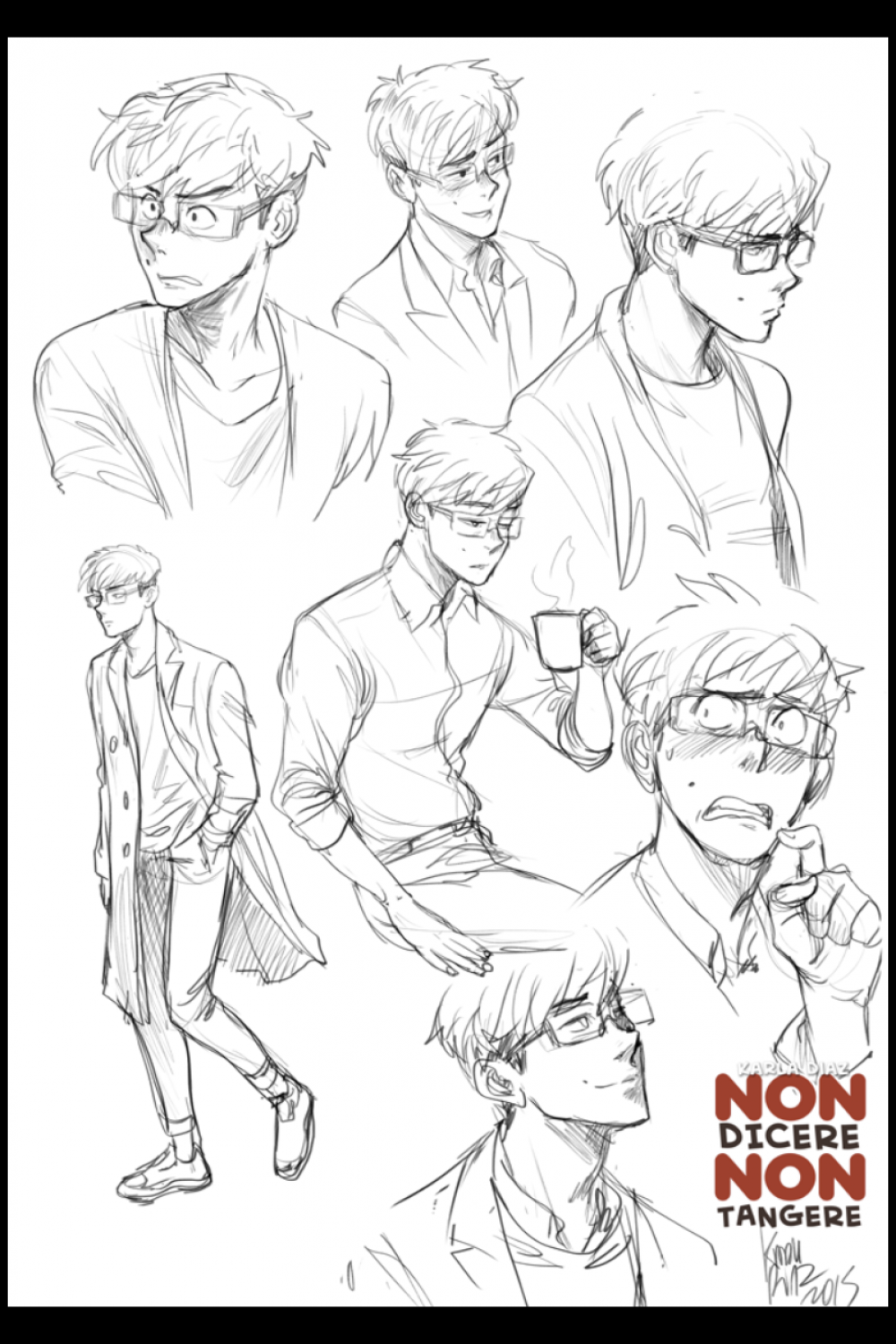 Sketch male character by KarlaDiazC on DeviantArt #male #with