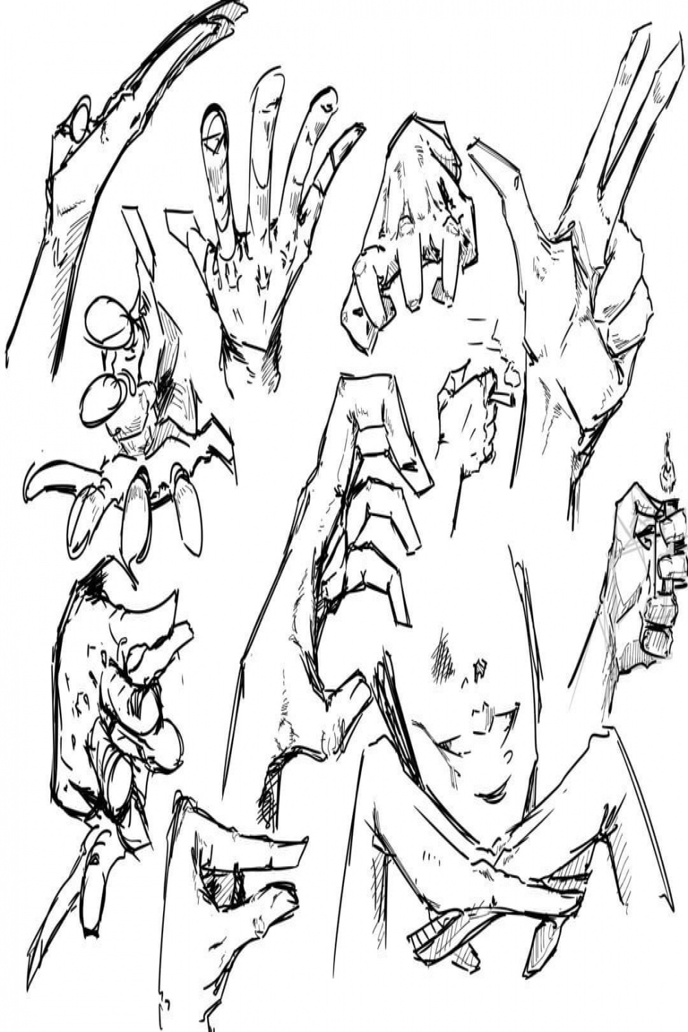 Sketching #sketch #sketchbook #anatomy #hands #grab #draw #drawing