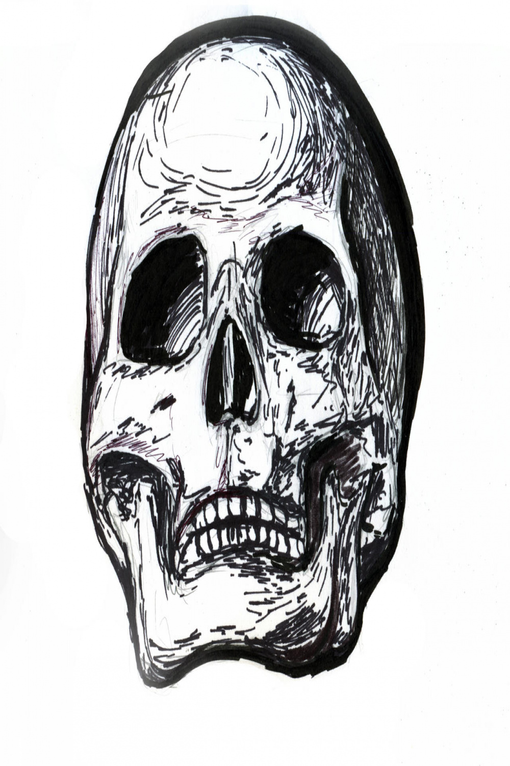 Skull Drawing Marker