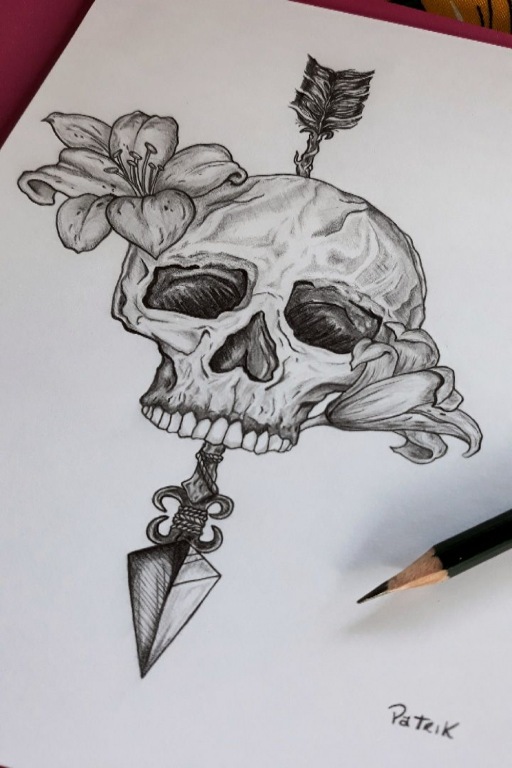 SkullArt  Skull art drawing, Skull sketch, Meaningful drawings