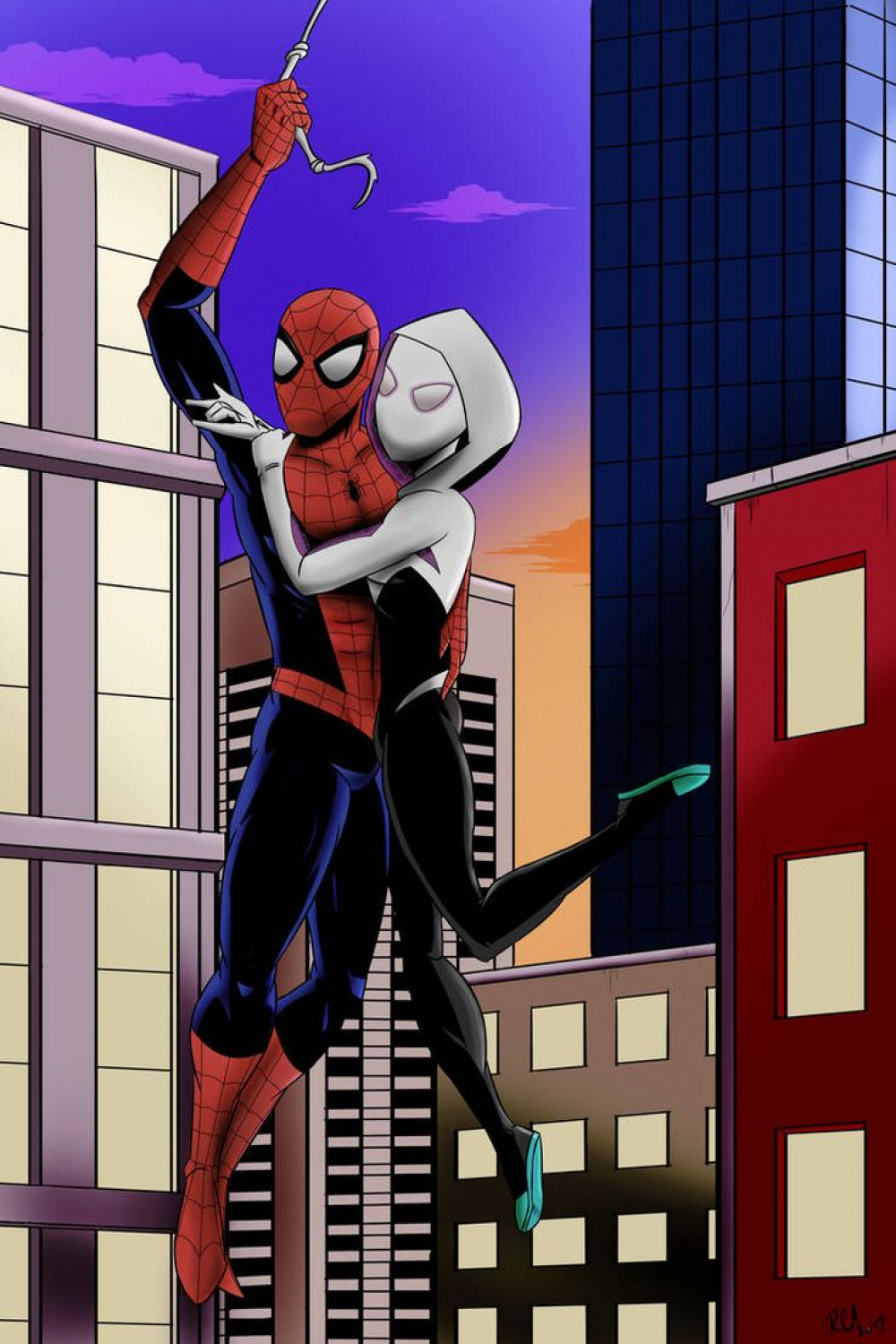 Spider-Couple by robertamaya  Spiderman, Spiderman and spider