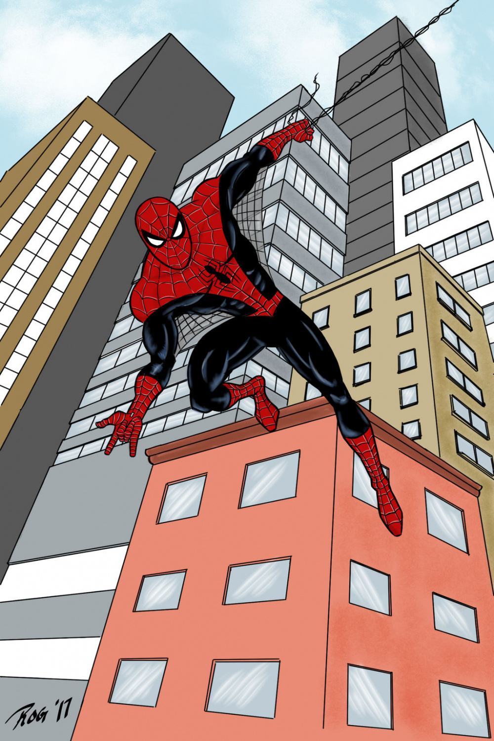Spider-Man in New York by RogerOtt on DeviantArt