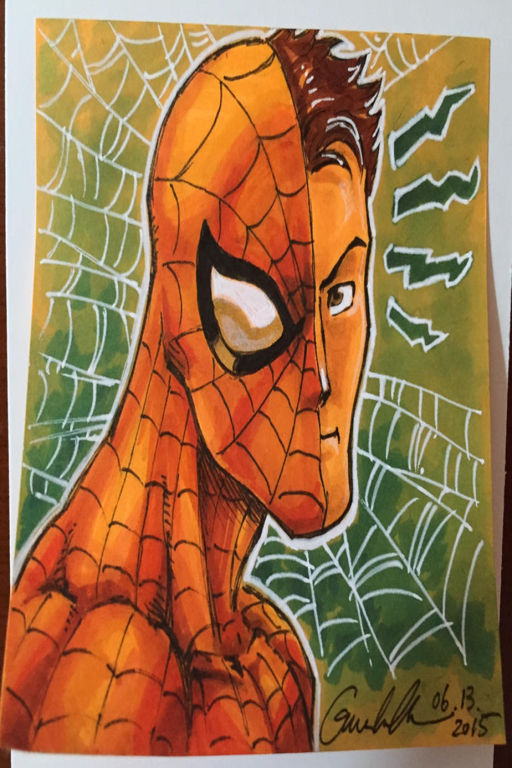 Spider-Man Post-it Note Sketch by GuanlinChen on DeviantArt