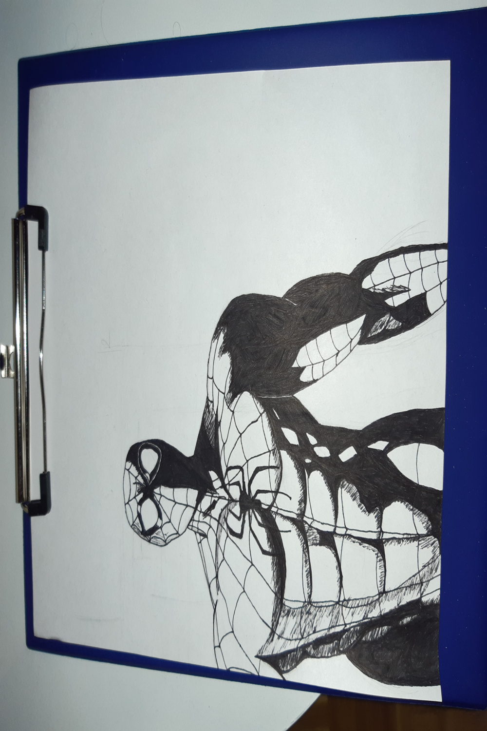 spiderman black and white by maurelio on DeviantArt