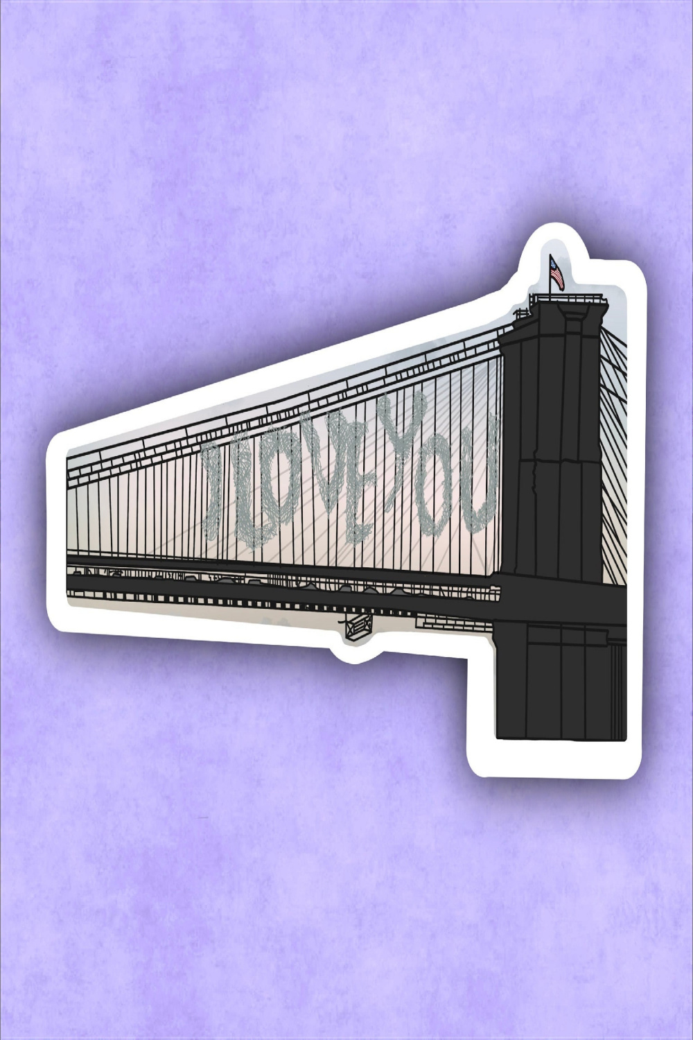 Spiderman I Love You Bridge Motiv Sticker The Amazing - Etsy