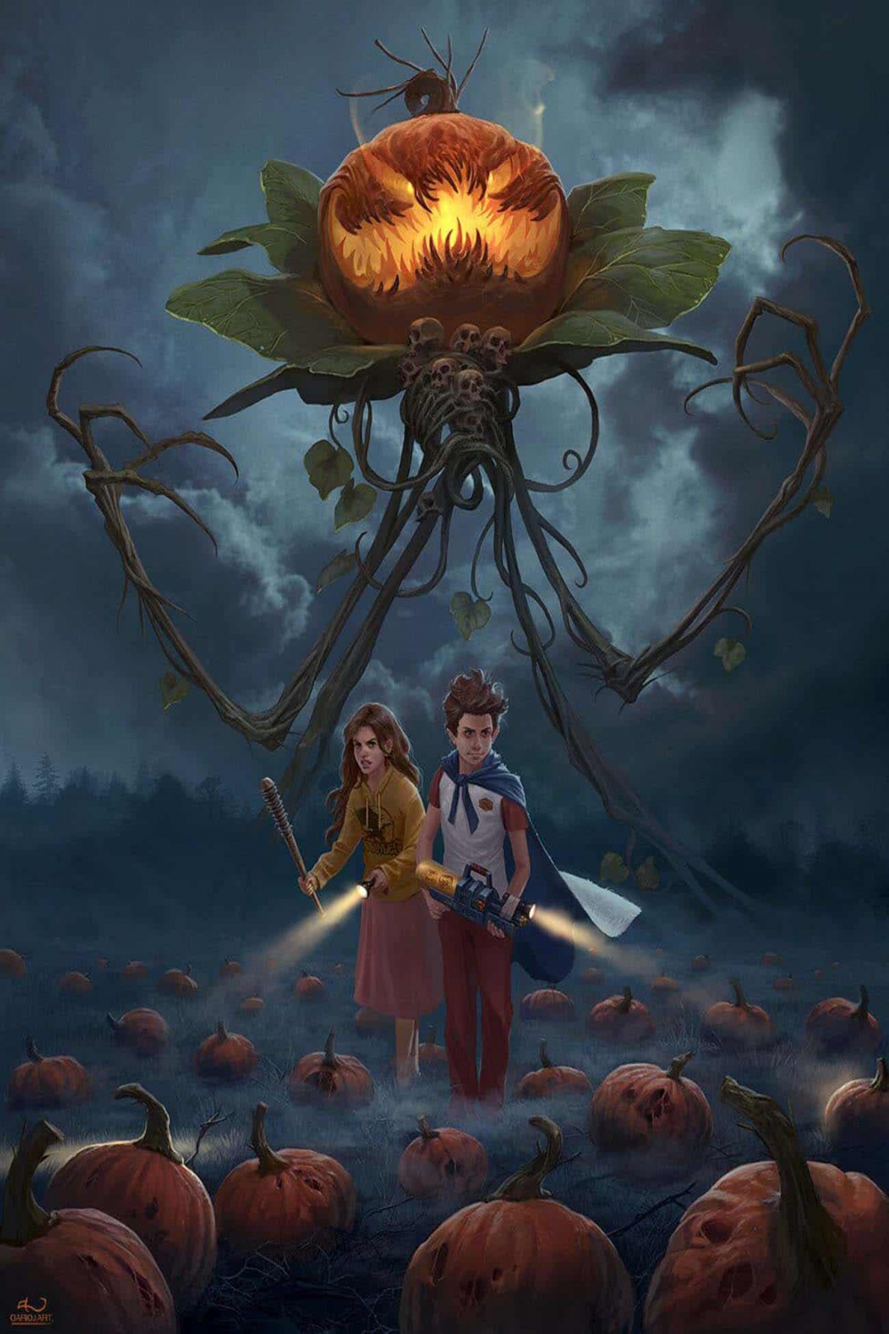 Spooky Digital Paintings for a Scary Halloween - Paintable