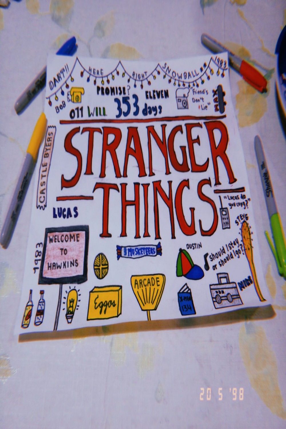 Stranger Things~~  Stranger things sticker, Stranger things art