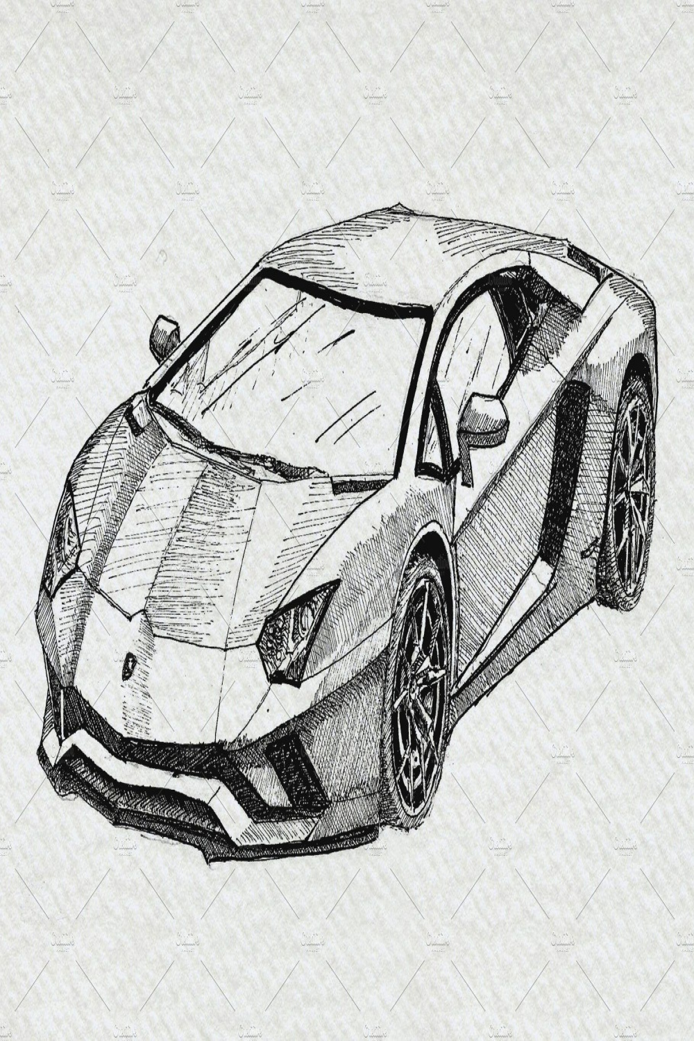 Supercars Sports Car Clipart Pack  Cool car drawings, Super cars