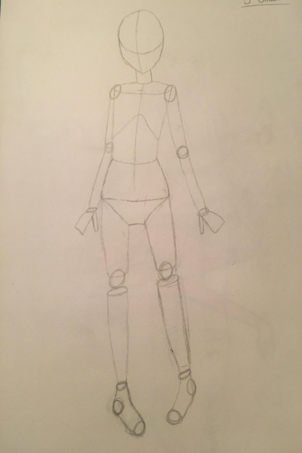 The body base that I use to make drawings
