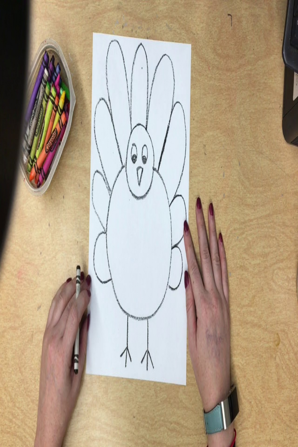 Turkey Guided Drawing