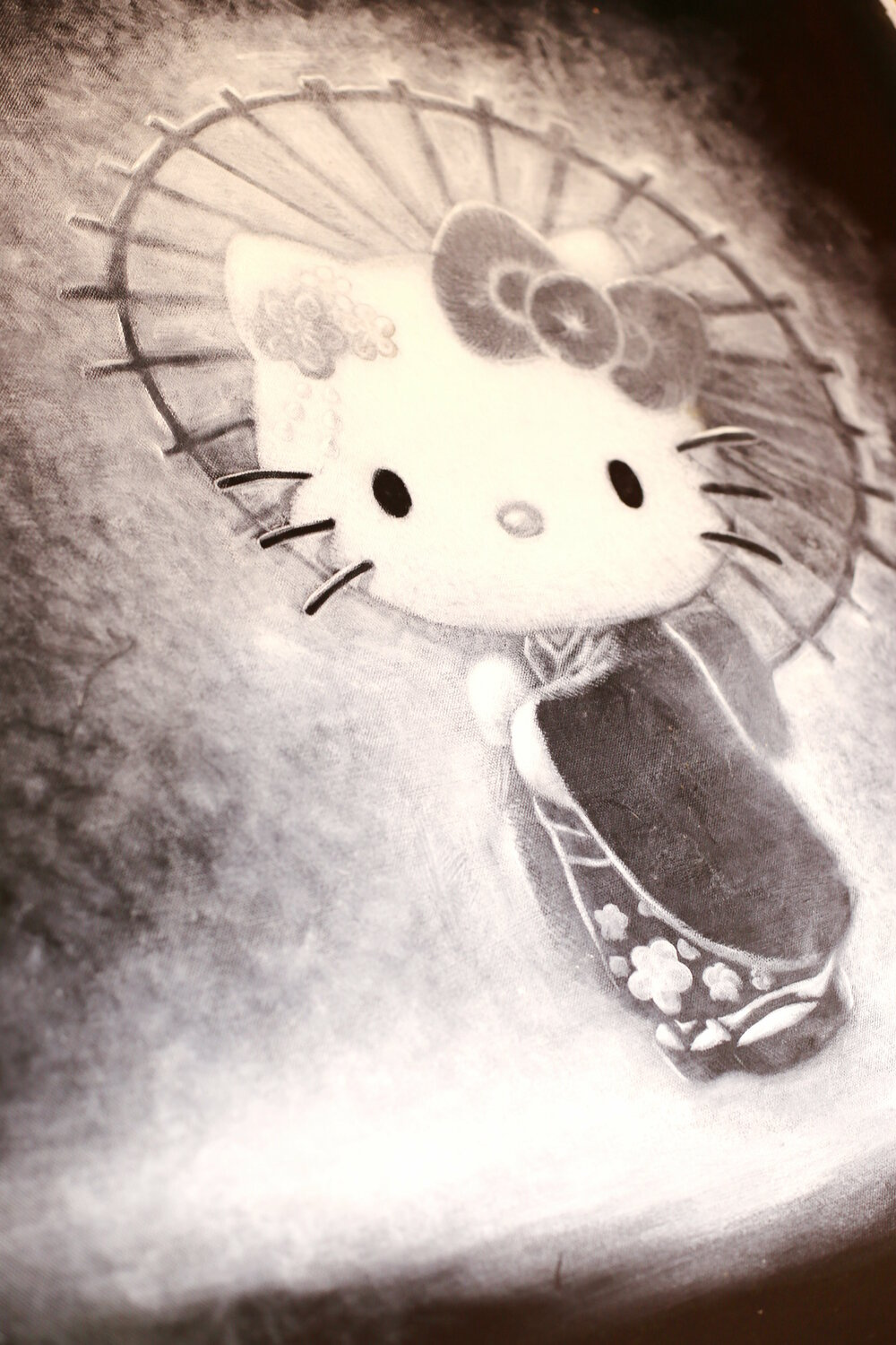 Untitled Sketch (Hello Kitty by Yuko Shimizu) von Michael Andrew