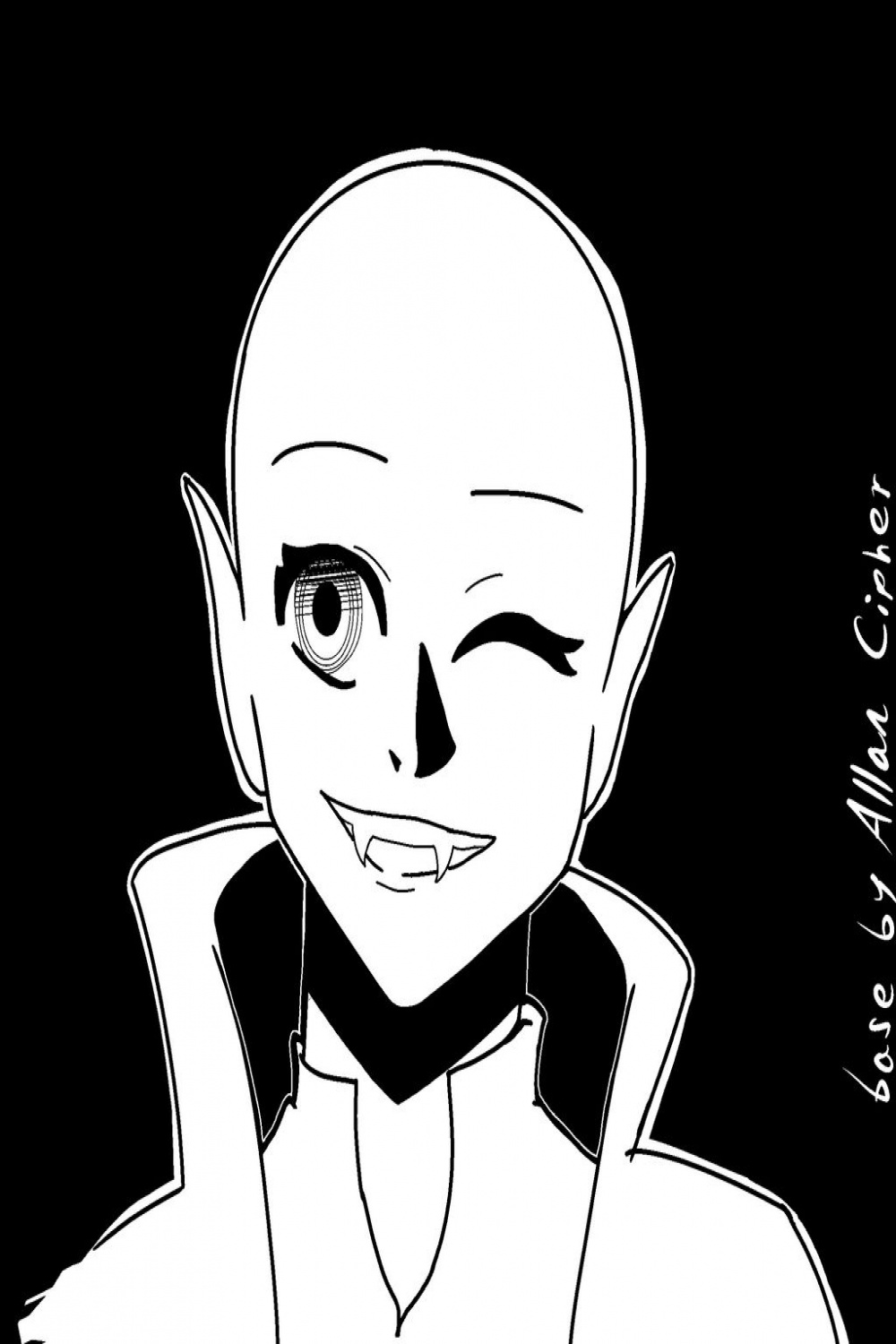 Vampire Anime Profile Pic Base by AllanCipher on DeviantArt