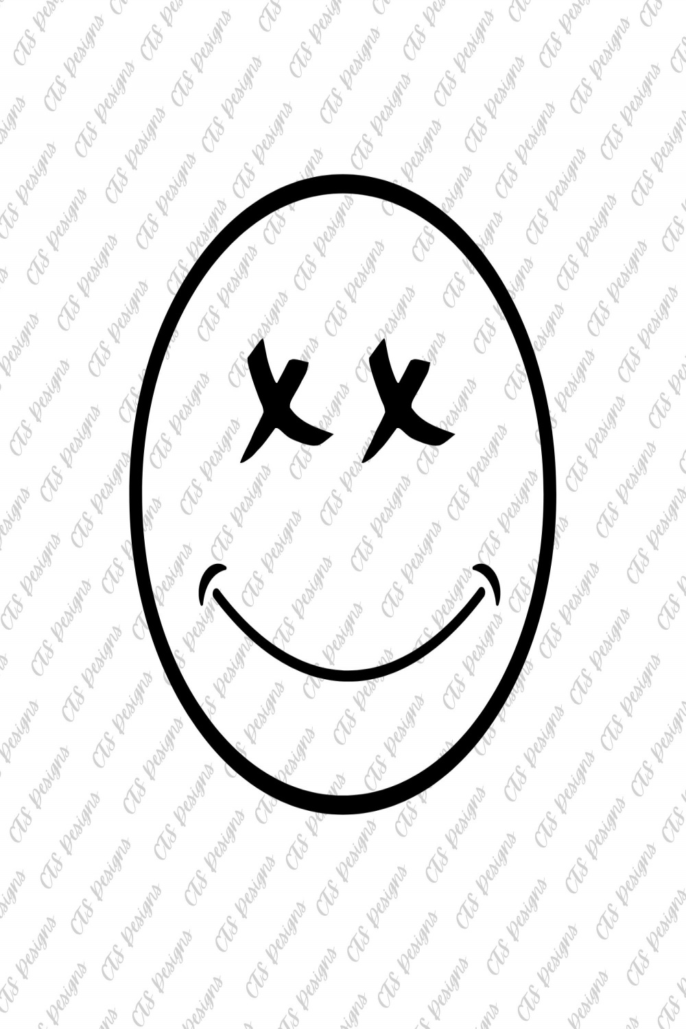 X Eyes Smiley Face PNG SVG X Eyes Emoji Smiley Emoji - Etsy