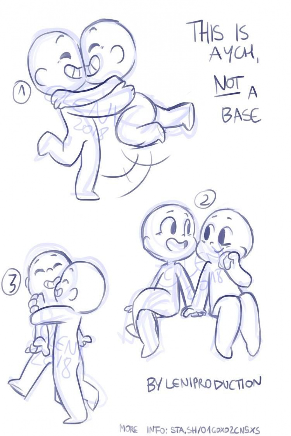 YCH Such Happy Couples *CLOSED* by LeniProduction  Bocetos