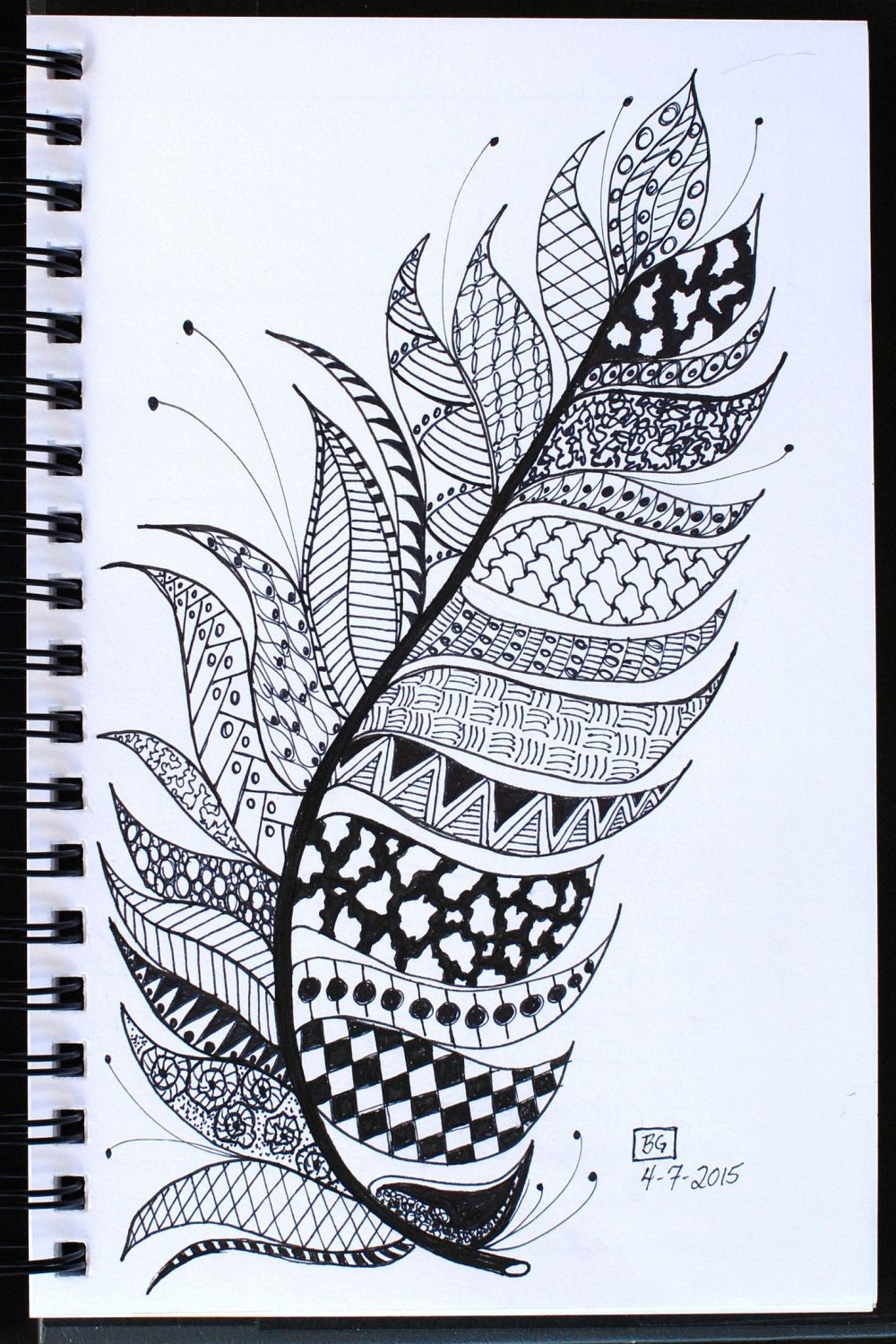 Zenspirations & Zentangles  Zentangle art, Tangle art, Feather art