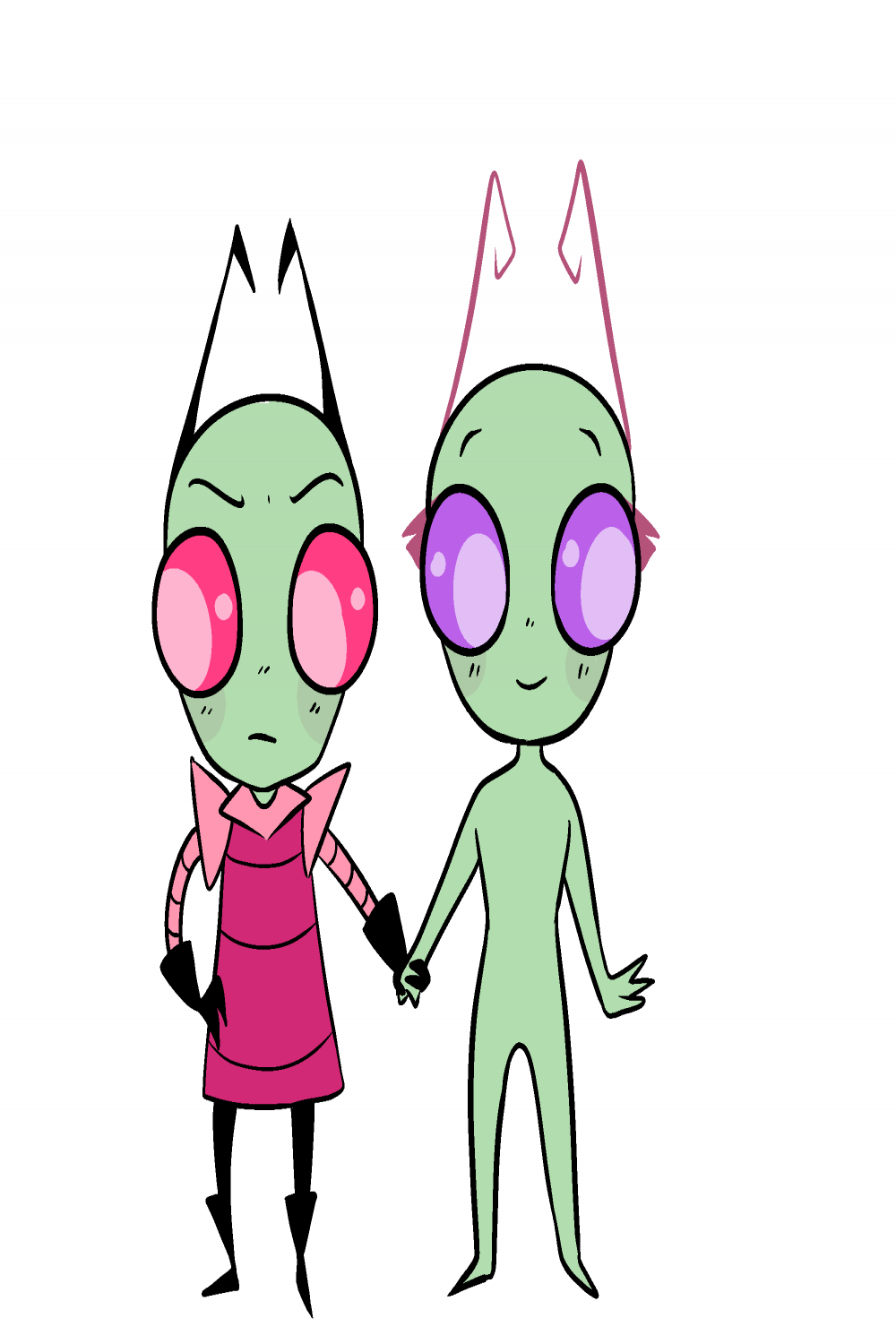 Zim X OC base by storyboos on DeviantArt